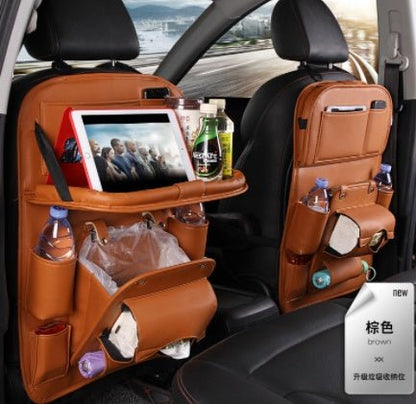 Pad-Bag Organizer Tray Car-Seat Car-Trash-Can Auto-Accessories Foldable Table Travel - Dot Com Product