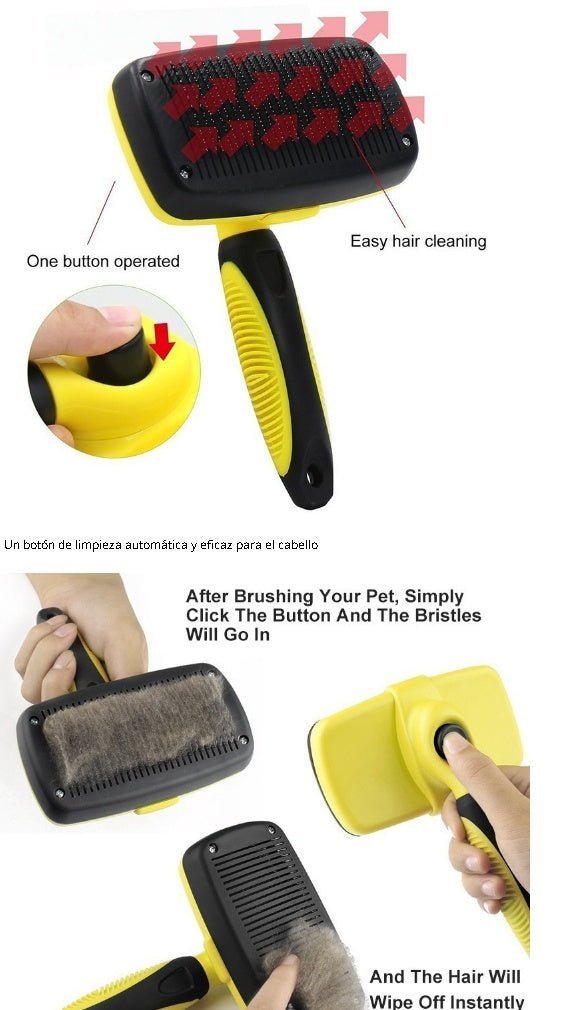 Premium Auto Hair Clean Dog Brush - Dot Com Product