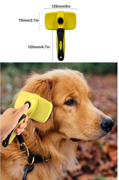 Premium Auto Hair Clean Dog Brush - Dot Com Product