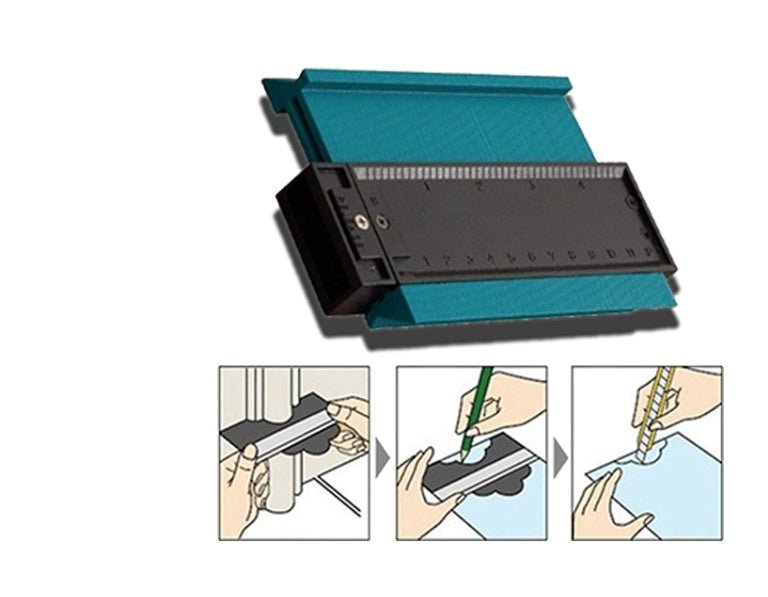 Radial Ruler Contour Gauge Taker Profile Gauge - Dot Com Product