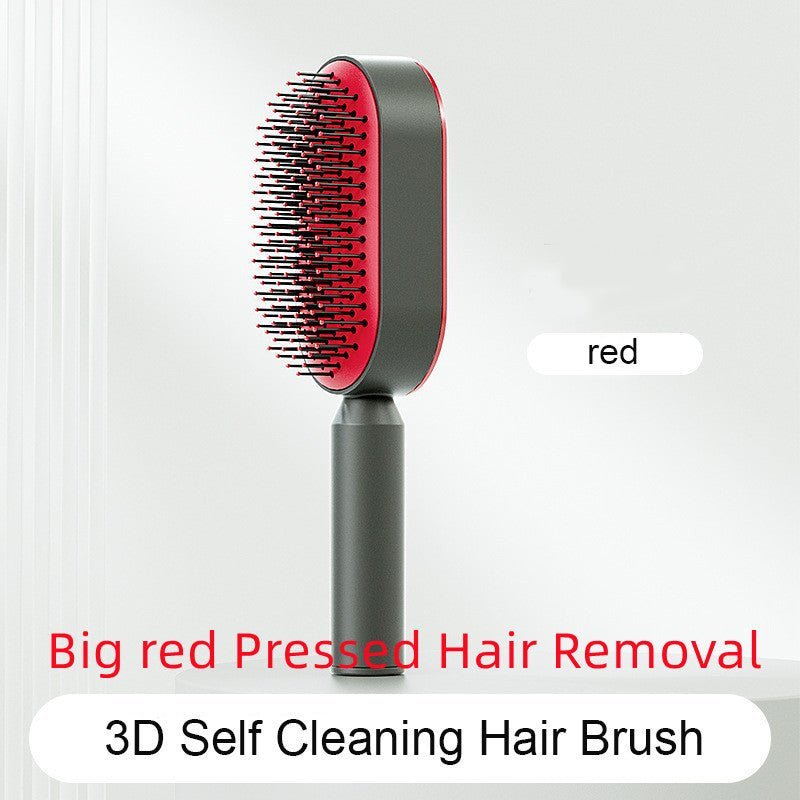 Self - Cleaning Hairbrush with Airbag Massage - Dot Com Product