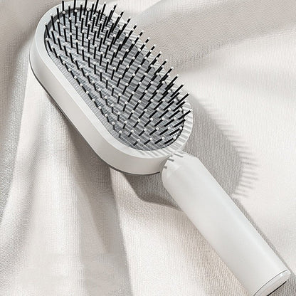 Self - Cleaning Hairbrush with Airbag Massage - Dot Com Product