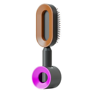 Self-Cleaning Hairbrush with Airbag Massage - Dot Com Product