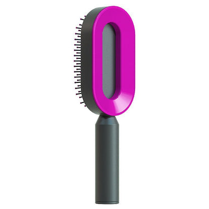 Self - Cleaning Hairbrush with Airbag Massage - Dot Com Product