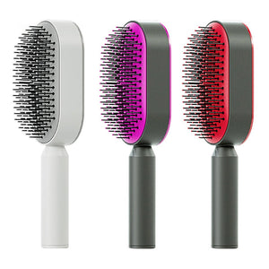 Self-Cleaning Hairbrush with Airbag Massage - Dot Com Product