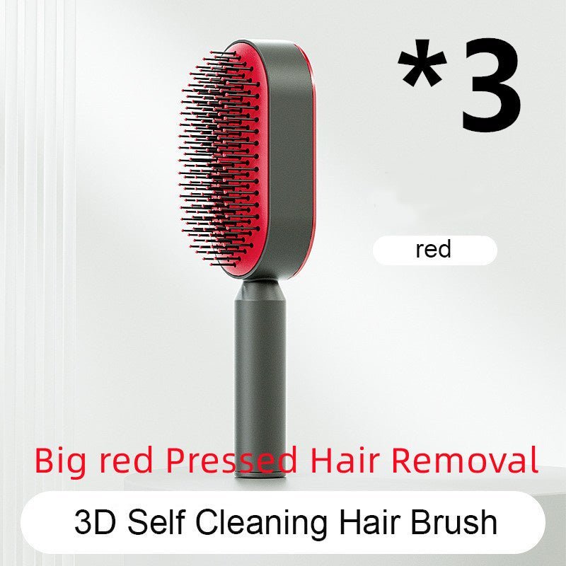 Self - Cleaning Hairbrush with Airbag Massage - Dot Com Product