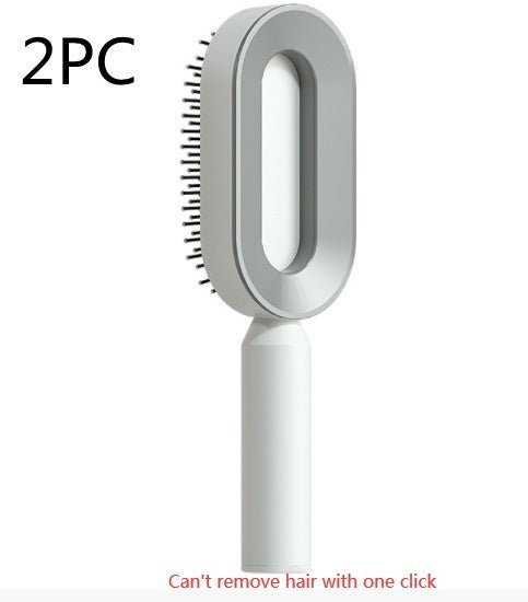 Self - Cleaning Hairbrush with Airbag Massage - Dot Com Product