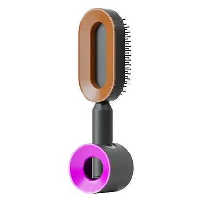 Self - Cleaning Hairbrush with Airbag Massage - Dot Com Product