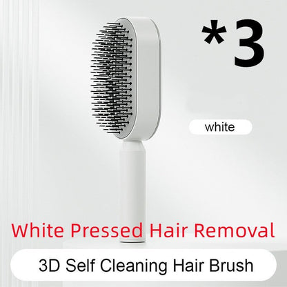 Self - Cleaning Hairbrush with Airbag Massage - Dot Com Product