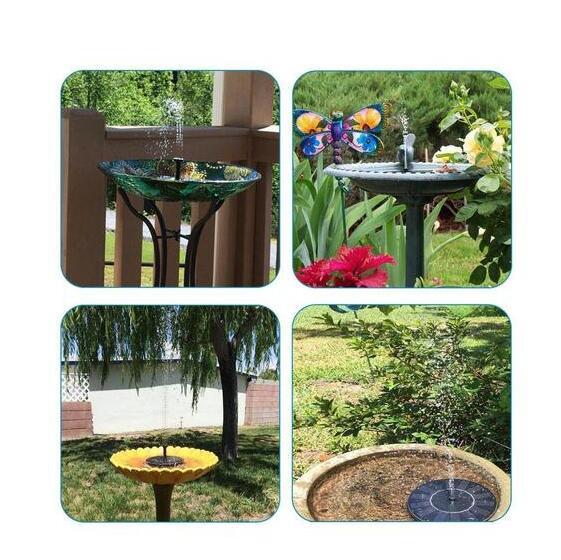 Solar Water Mercury Garden Miniature Floating Fountain - Dot Com Product