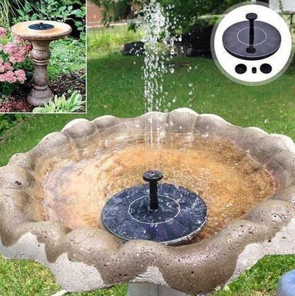 Solar Water Mercury Garden Miniature Floating Fountain - Dot Com Product