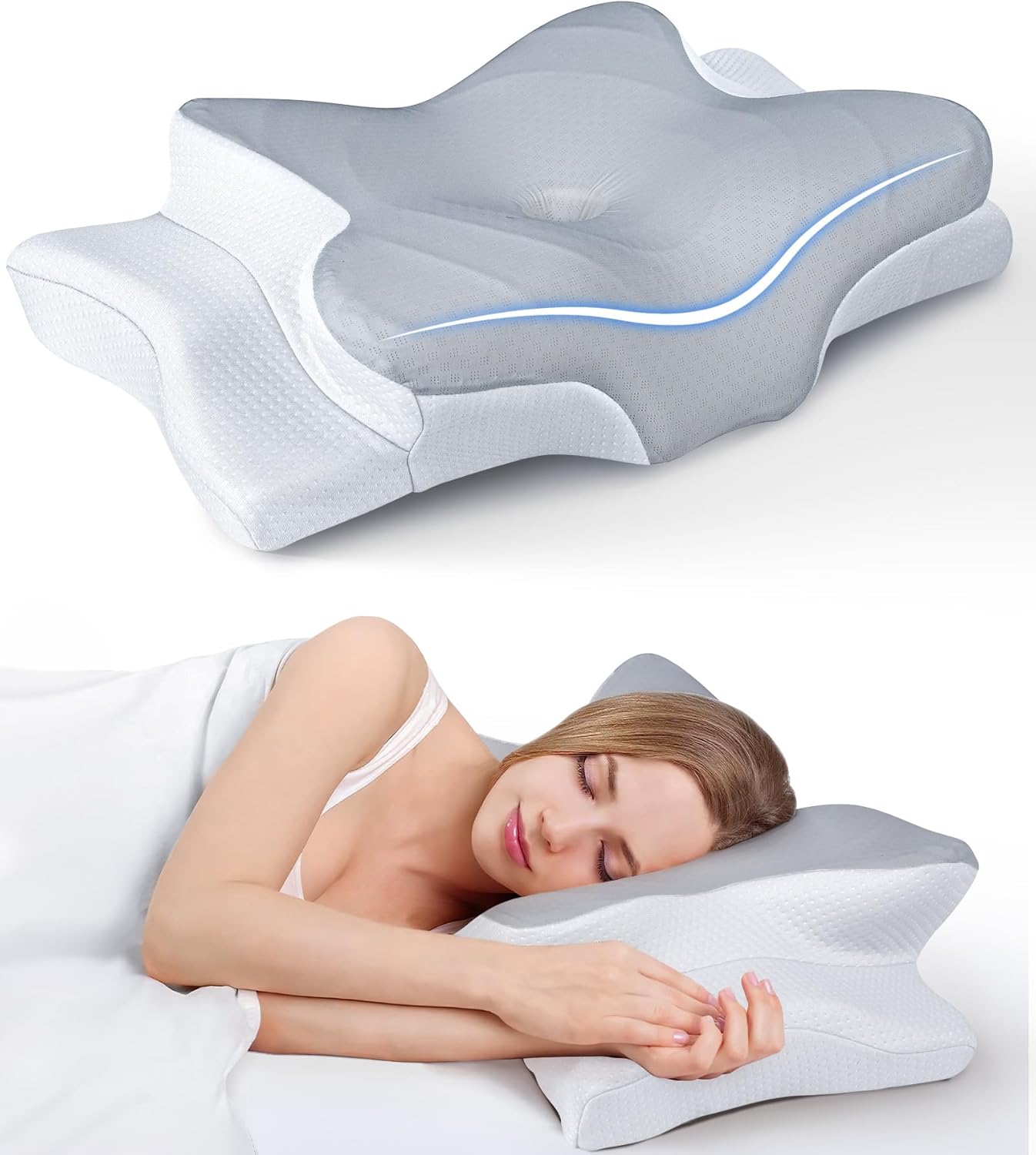 Ultra Pain Relief Cooling Pillow - Dot Com Product