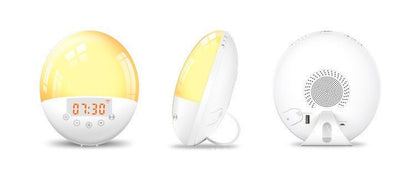 wifi voice control smart wake - up light alarm - Dot Com Product