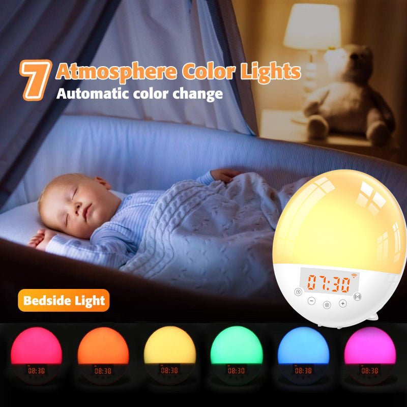 wifi voice control smart wake-up light alarm - Dot Com Product