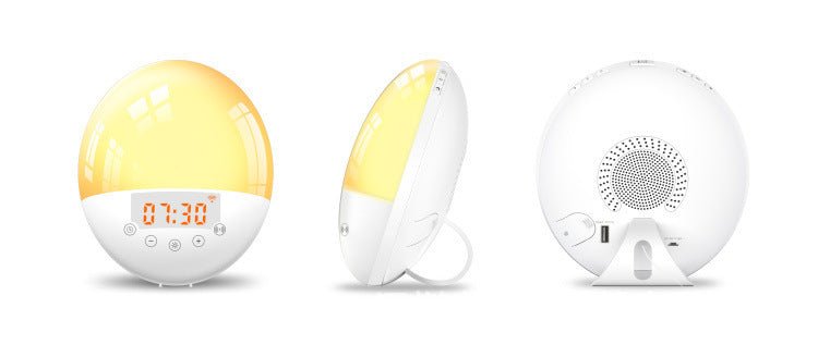 wifi voice control smart wake-up light alarm - Dot Com Product