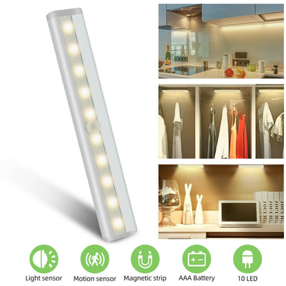 Wireless Motion Sensor Under Cabinet Closet LED - Dot Com Product