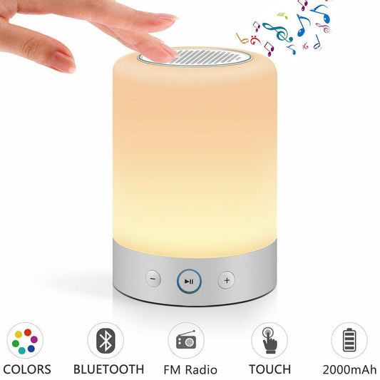 Wireless Night Light Bluetooth Speaker - Dot Com Product