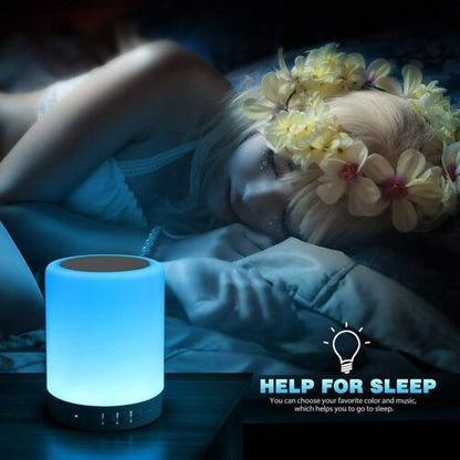 Wireless Night Light Bluetooth Speaker - Dot Com Product