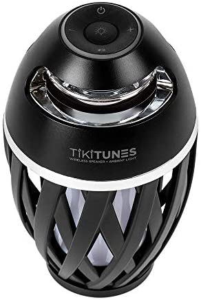 TikiBeats Portable Bluetooth 5.0 Indoor/Outdoor Wireless Speaker, LED Torch Atmospheric Lighting Effect, 5 - Watt Audio USB Speaker, 2000 mAh Battery for iPhone/iPad/Android: Home Audio & Theater - Dot Com Product